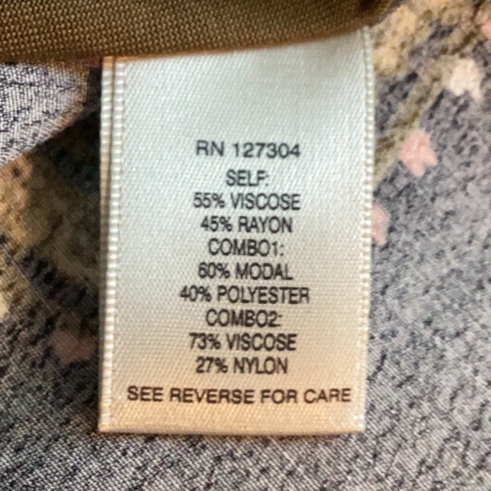 John Mark, Dillard’s version of Johnny Was, size L NWOT, never worn tunic. - Picture 8 of 8